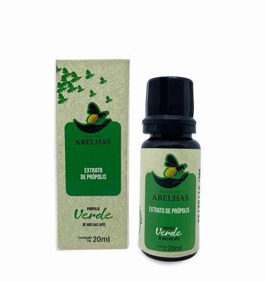 EXTRATO DE PRÓPOLIS DE ABELHAS APIS - VERDE - 20ML