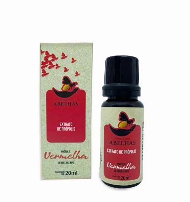 EXTRATO DE PRÓPOLIS DE ABELHAS APIS - VERMELHO - 20ML