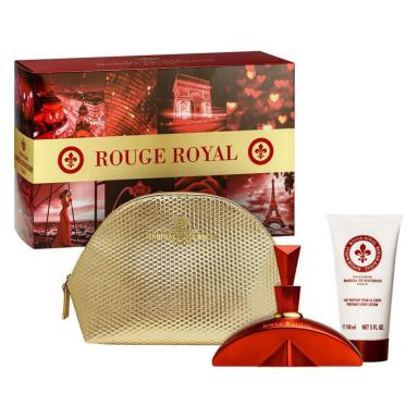 MARINA DE BOURBON KIT ROUGE ROYAL  FEMININO (EAU DE PARFUM 100ML + LOÇÃO CORPORAL 150ML + NECESSAIRE)