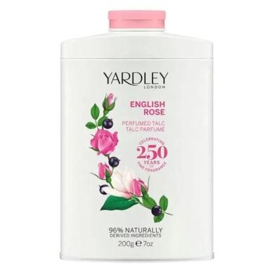 YARDLEY ENGLISH ROSE TALC PERFUMÉ 200G CELEBRATING EDITION