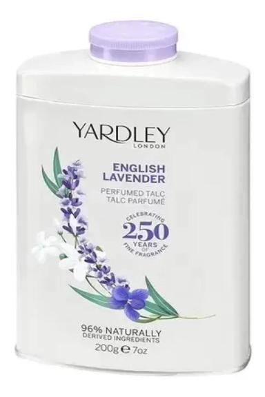 YARDLEY ENGLISH LAVENDER TALC PERFUMÉ 200G CELEBRATING EDITION