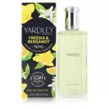 YARDLEY FREESIA &amp;amp; BERGAMOT EAU DE TOILETTE 125ML CELEBRATING EDITION