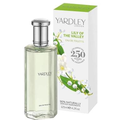 YARDLEY LILY OF THE VALLEY EAU DE TOILETTE 125ML CELEBRATING EDITION