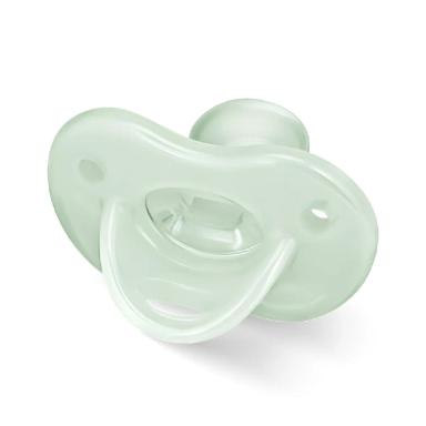 CHUPETA SILICONE CALMING BRILHA NO ESCURO 6M+ NEUTRA - LILLO