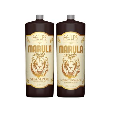 KIT HIPER NUTRIçãO MARULA SHAMPOO E CONDICIONADOR - FELPS