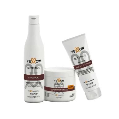 KIT NUTRITIVE SHAMPOO, LEAVE-IN CONDICIONADOR E MáSCARA