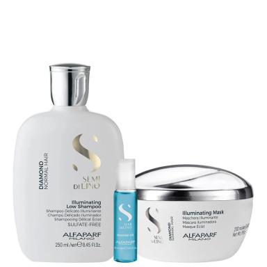 KIT DIAMOND SHAMPOO, MáSCARA E AMPOLA - ALFAPARF
