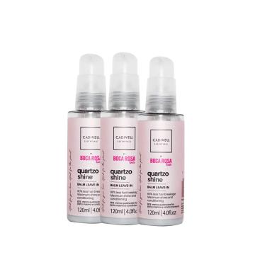 KIT 3 BALM LEAVE-IN BOCA ROSA 120ML - CADIVEU