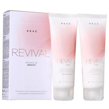 KIT BRAÉ REVIVAL RESGATE DE IMPACTO - 2 PASSOS - 120ML