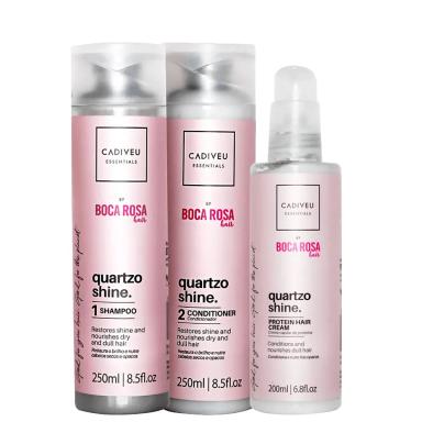 KIT SHAMPOO CONDICIONADOR E PROTEíNA BY BOCA ROSA - CADIVEU