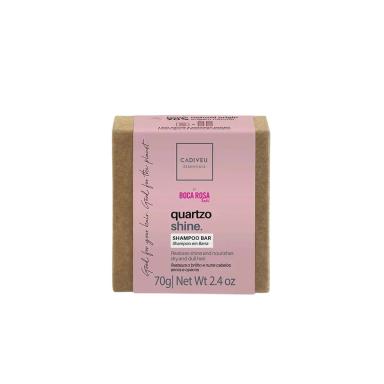 SHAMPOO EM BARRA 70G QUARTZO SHINE BY BOCA ROSA - CADIVEU