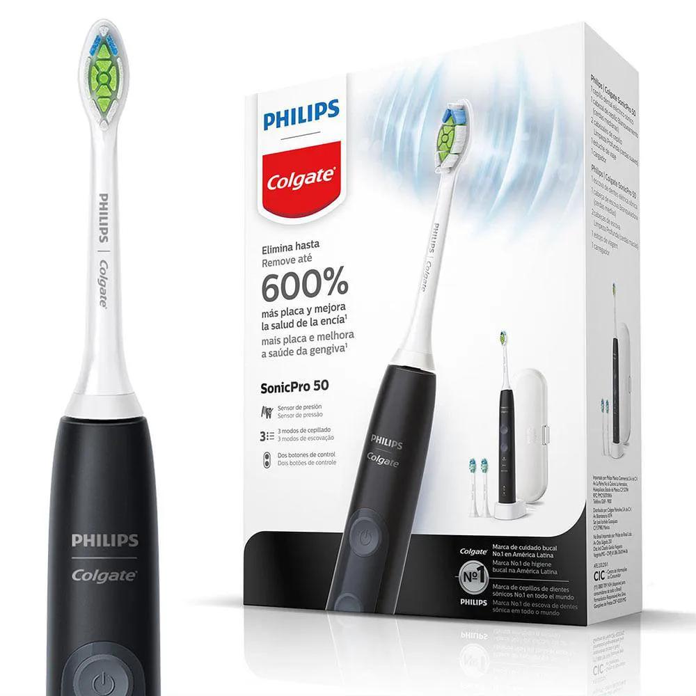 ESCOVA DE DENTE ELéTRICA COLGATE - SONIC PRO 50 - PHILIPS
