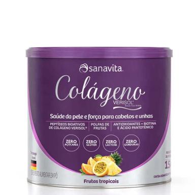 COLáGENO VERISOL SANAVITA FRUTAS TROPICAIS - 150G Suplemento
