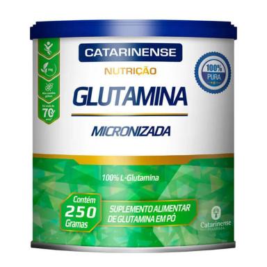 GLUTAMINA MICRONIZADA CATARINENSE 100% L-GLUTAMINA - 300G