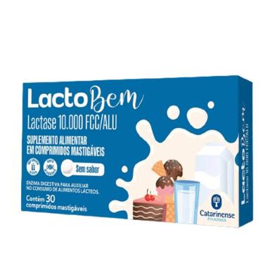 LACTOBEM 10.000U. FCC 30COMP SEM SABOR