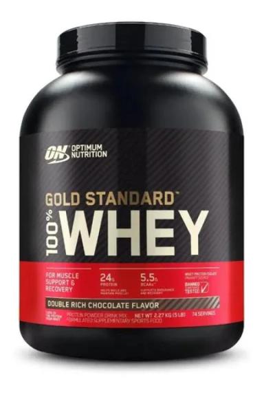 WHEY GOLD STANDARD 100% DOUBLE RICH CHOCOLATE FLAVOR OPTIMUM NUTRITION 2,27KG