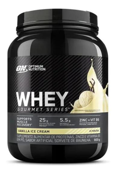 ON GOURMET 100% WHEY PROTEIN VANILLA ICE CREAM OPTIMUM NUTRITION 900G