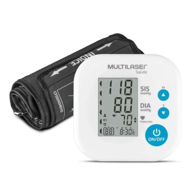 MONITOR DE PRESSãO ARTERIAL DIGITAL DE BRAçO MULTILASER HC090