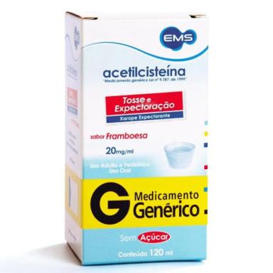 ACETILCISTEíNA 20MG/ML XAROPE PEDIáTRICO 120ML