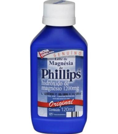 LEITE DE MAGNéSIA PHILLIPS ORIGINAL 120ML