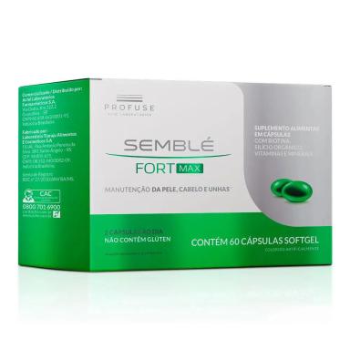 SUPLEMENTO ALIMENTAR PROFUSE SEMBLé FORT MAX 60 CáPSULAS