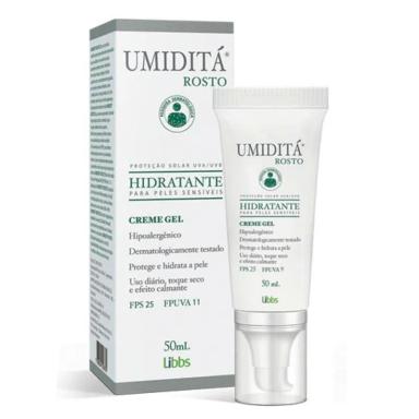 CREME GEL UMIDITá ROSTO FPS 25 COM 50ML