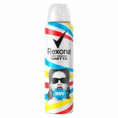 DESODORANTE AEROSOL REXONA BY ANITTA BANG 150ML