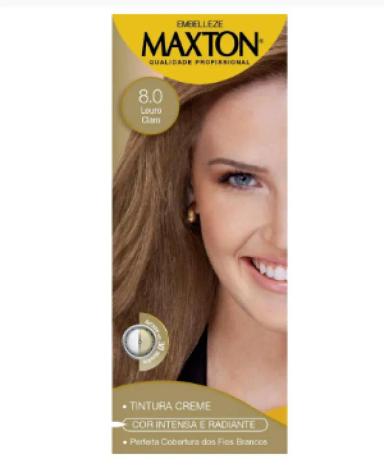 TINTA MAXTON 8.0 LOURO CLARO 60G+OX