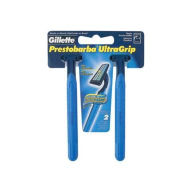 APARELHO PRESTOBARBA GILLETTE ULTRAGRIP MóVEL C/ 02