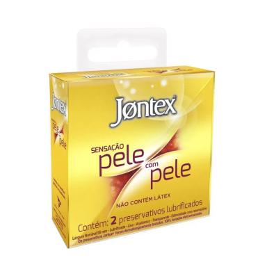 PRESERVATIVO CAMISINHA JONTEX PELE COM PELE 2 UNIDADES
