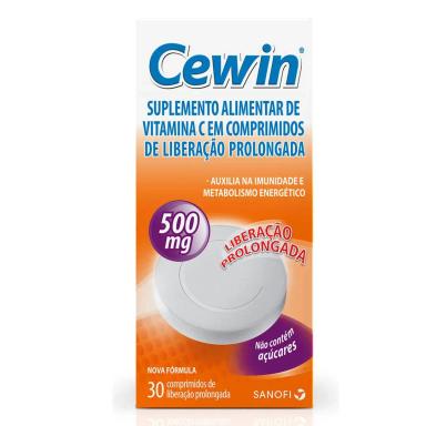SUPLEMENTO ALIMENTAR CEWIN VITAMINA C 500MG 30 COMPRIMIDOS