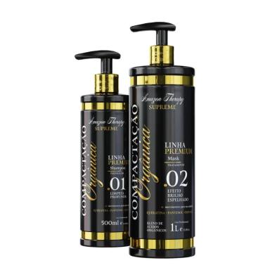 KIT PROGRESSIVA ORGâNICA PROFISSIONAL  - COMPACTAçãO ORGâNICA SUPREME - 1L