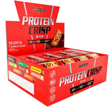 CRISP BAR CAIXA 12 UNIDADES (540G) - SABOR: PEANUT BUTTER