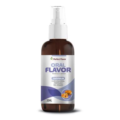 ORAL FLAVOR PERFECT SPRAY PRóPOLIS + MEL + CúRCUMA LONGA 30ML - PERFECT FLAVOR