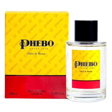DEO COLôNIA PHEBO ODOR DE ROSAS 100ML PERFUME UNISSEX