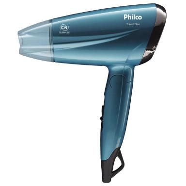 SECADOR DE CABELO PHILCO TRAVEL BLUE PSC02 1200W Bivolt