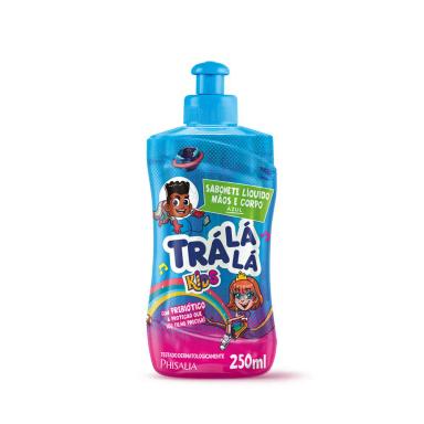 SABONETE LIQUIDO AZUL MãOS E CORPO TRá Lá Lá KIDS 250ML