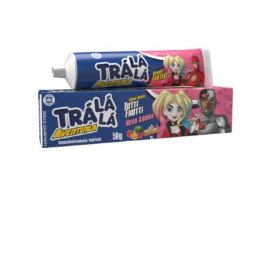 CREME DENTAL LIGA DA JUSTIçA TRá Lá Lá KIDS - TUTTI FRUTTI (50G)