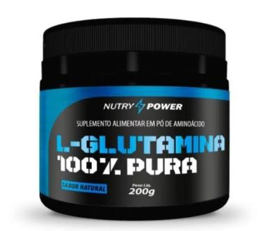 L-GLUTAMINA 100% PURA (200G) - PADRãO: ÚNICO