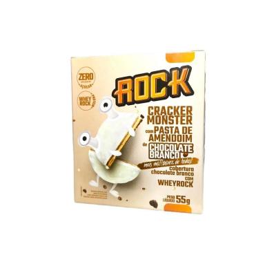 CRACKER MONSTER (55G) - SABOR: CHOCOLATE BRANCO