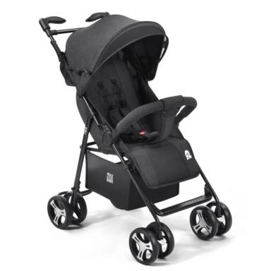 CARRINHO DE PASSEIO P/ BEBê FLICK ATé 15KGS PRETO MULTIKIDS