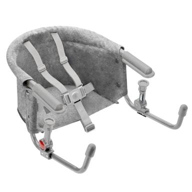CADEIRA DE ALIMENTAçãO PORTáTIL MESA CLICK CINZA MULTIKIDS