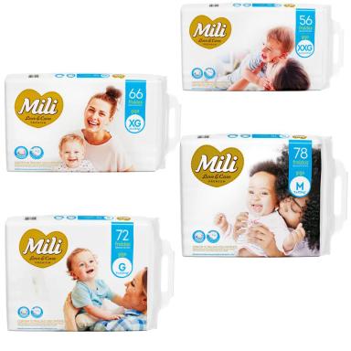 FRALDAS DESCARTáVEIS BEBê 12 HS GIGA PREMIUM M AO XXG - MILI G