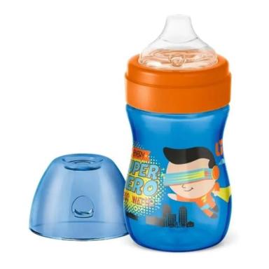 COPO DE TREINAMENTO INFANTIL EVOLUTION 240ML AZUL - LILLO
