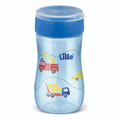 COPO DE TREINAMENTO INFANTIL 360° EVOLUTION 300ML AZUL LILLO