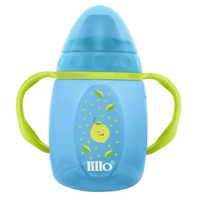 COPO DE TREINAMENTO INFANTIL  C/ALçA DESIGN 250ML AZUL LILLO