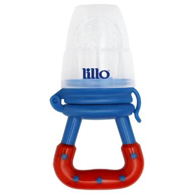 ALIMENTADOR INFANTIL EM SILICONE COM ALçA 6M+ AZUL - LILLO
