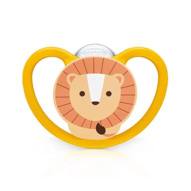 CHUPETA COM BICO DE SILICONE SPACE 6-18 MESES NUK