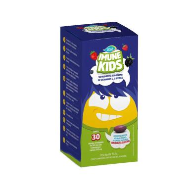 IMUNE KIDS C,D,ZINCO 30 CáPS MASTIGáVEIS SABOR FRUTAS SILVESTRES