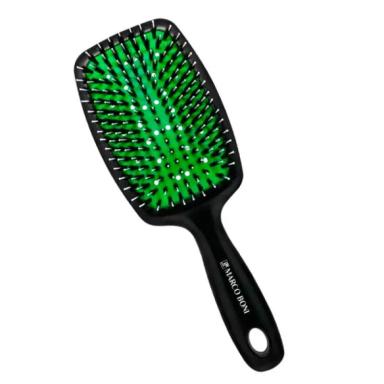 ESCOVA DE CABELO RAQUETE AQUARELLE MARCO BONI VERDE